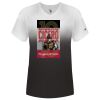 Women's V-Neck Ombre T-Shirt Thumbnail